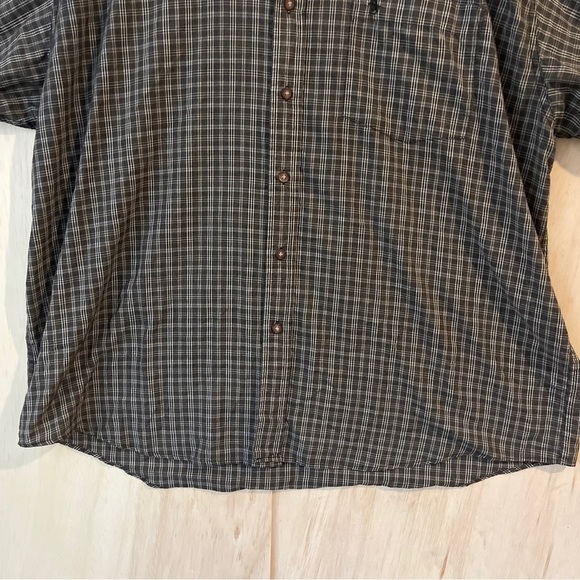 Vintage 90's Knights Of The Round Table Men's plaid Short Sleeve Size BIG 2XL - Picture 4 of 6